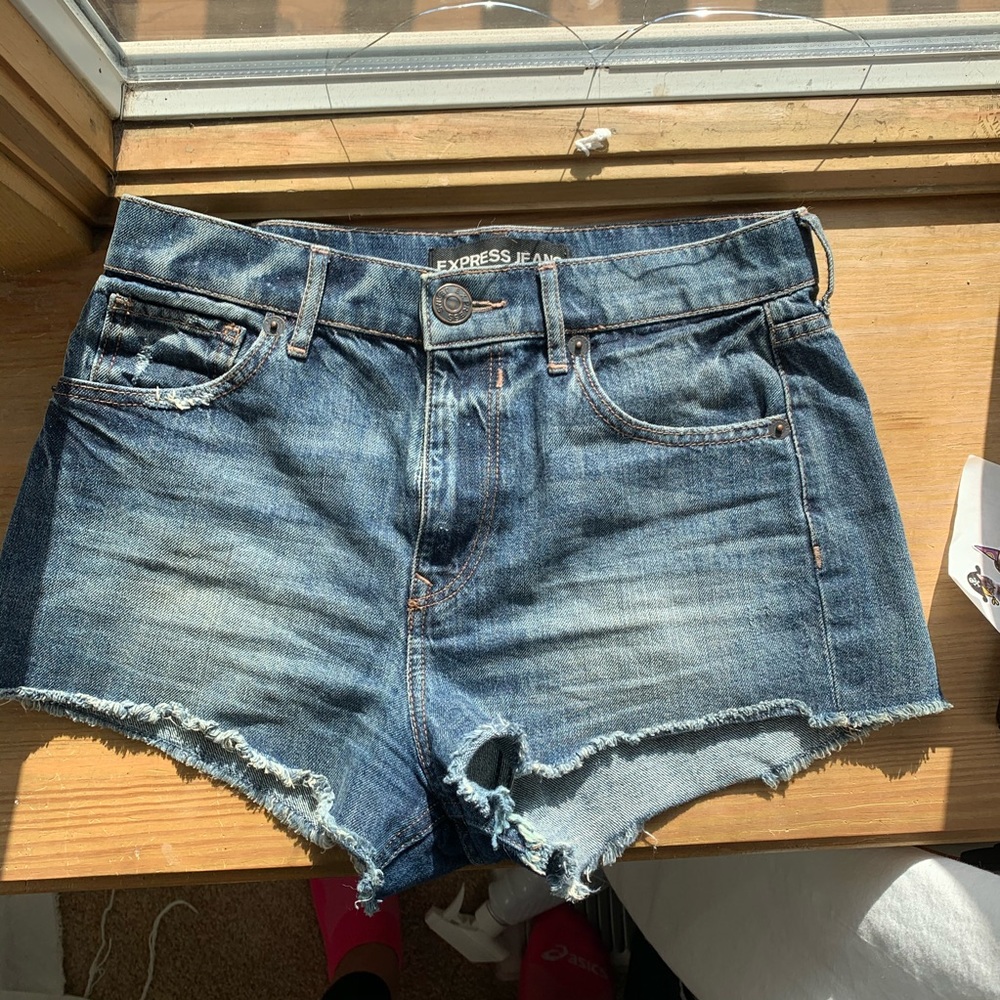 Express jean shorts